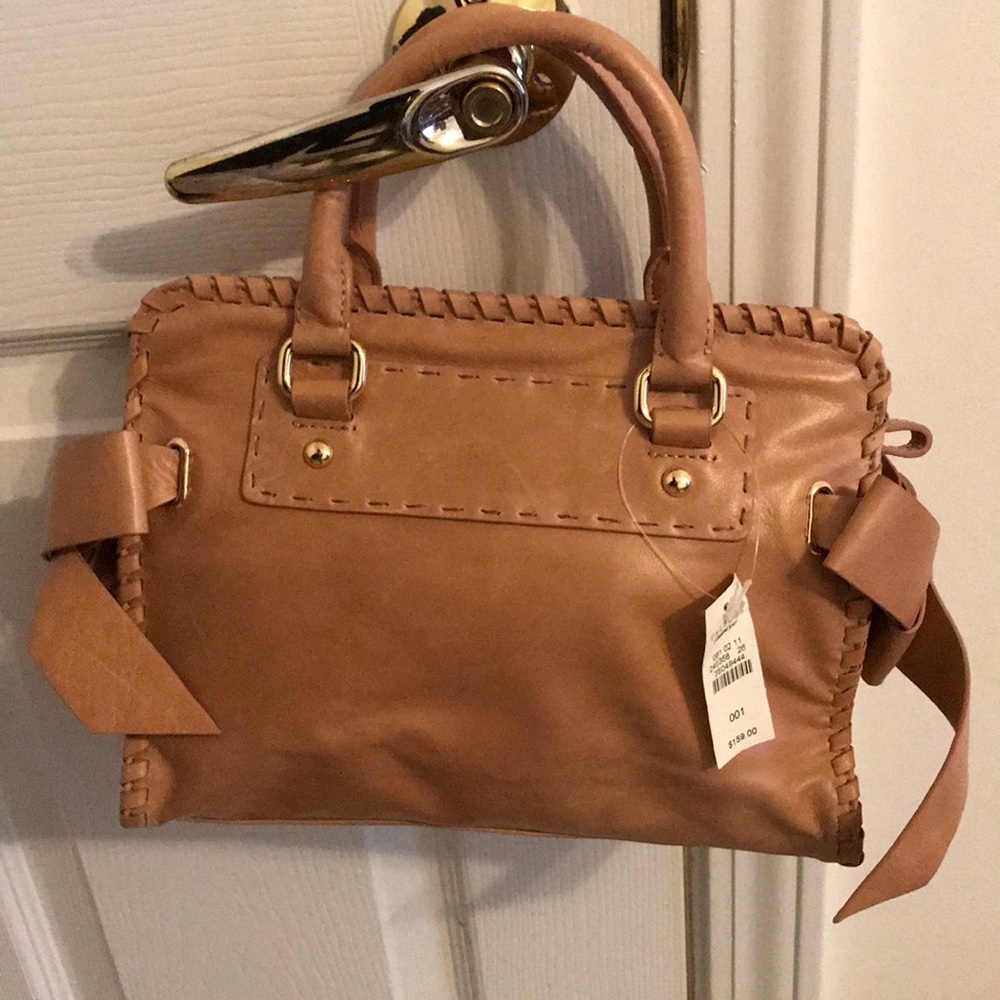 🎉HP🎉NWT~Talbots Leather Satchel - Picture 2 of 8